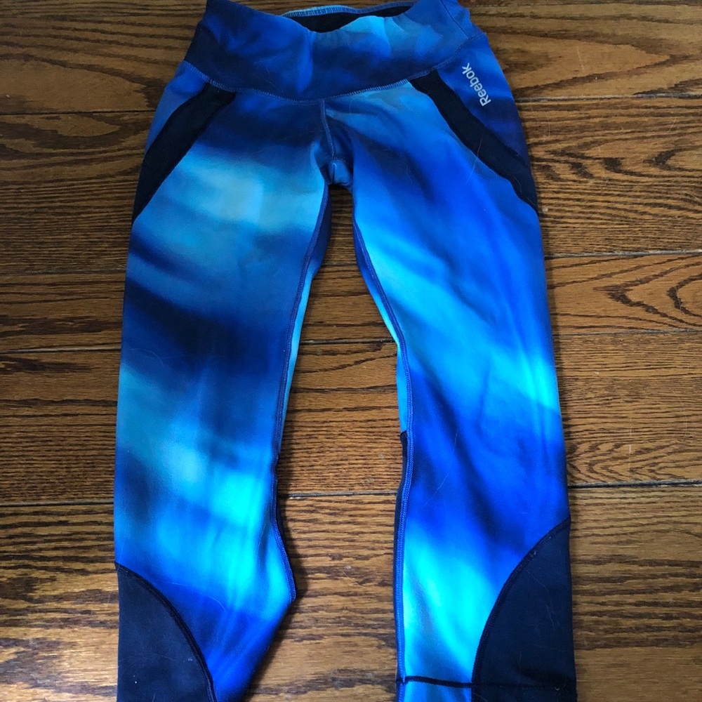 blue leggings